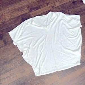 White light stretchy top can be dressed up or down